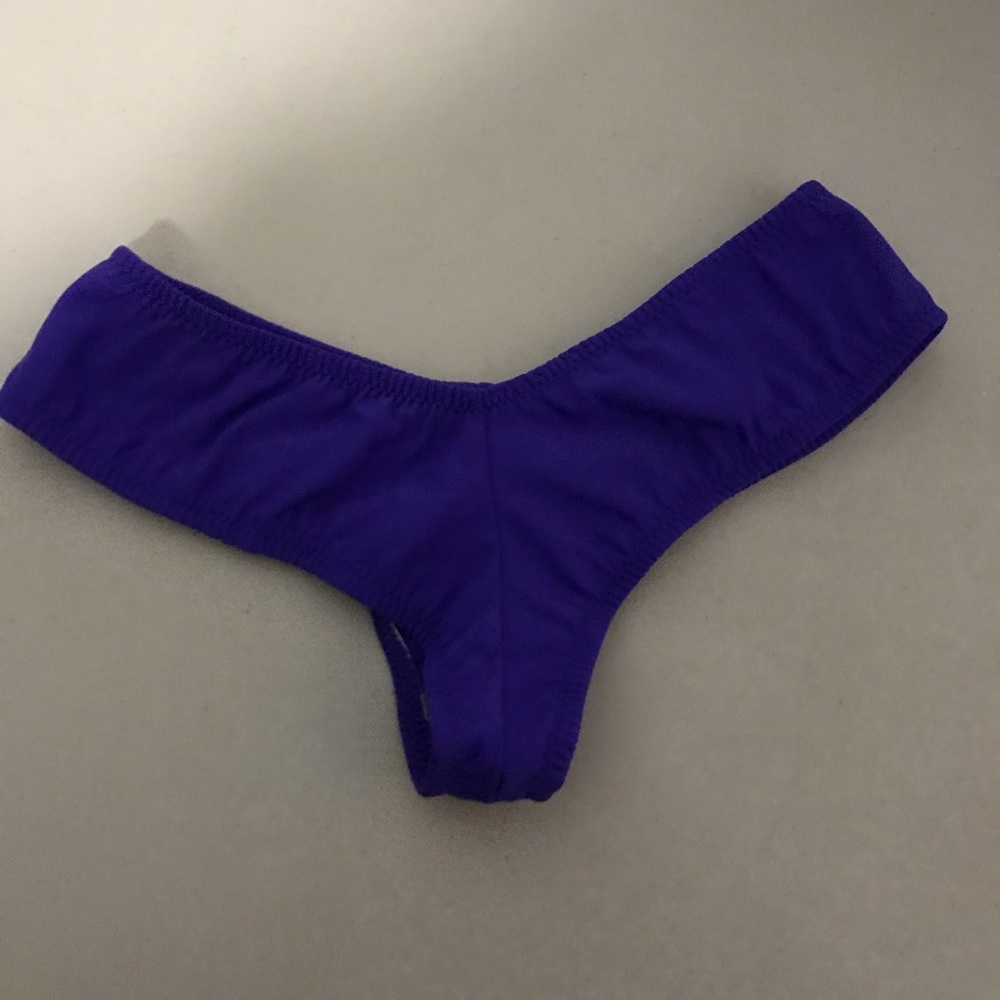 Purple Leilani Bikini Hipster Bottoms-S